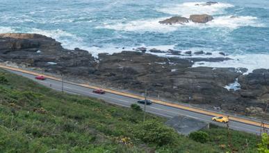 Carretera junto al océano